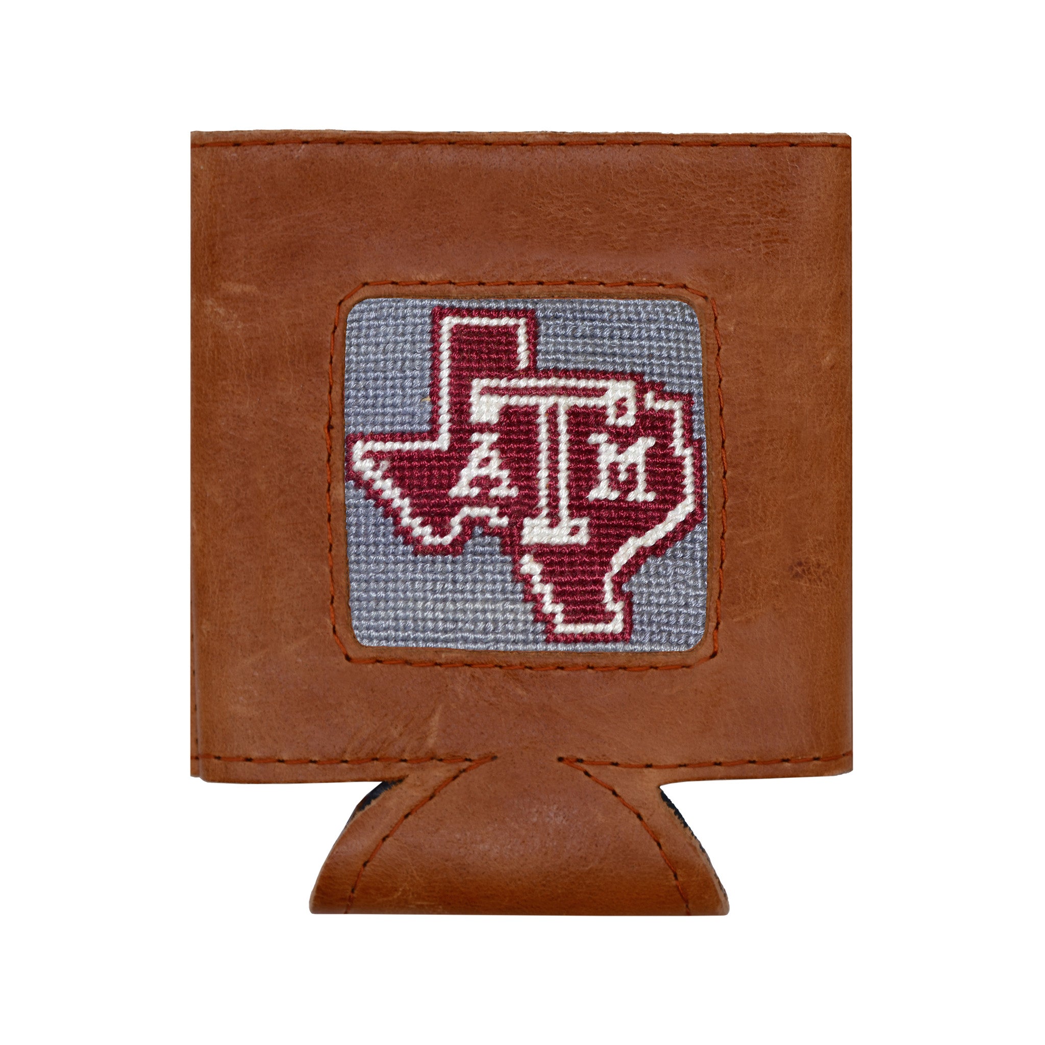 Texas A&M State Logo Can Cooler (Grey)