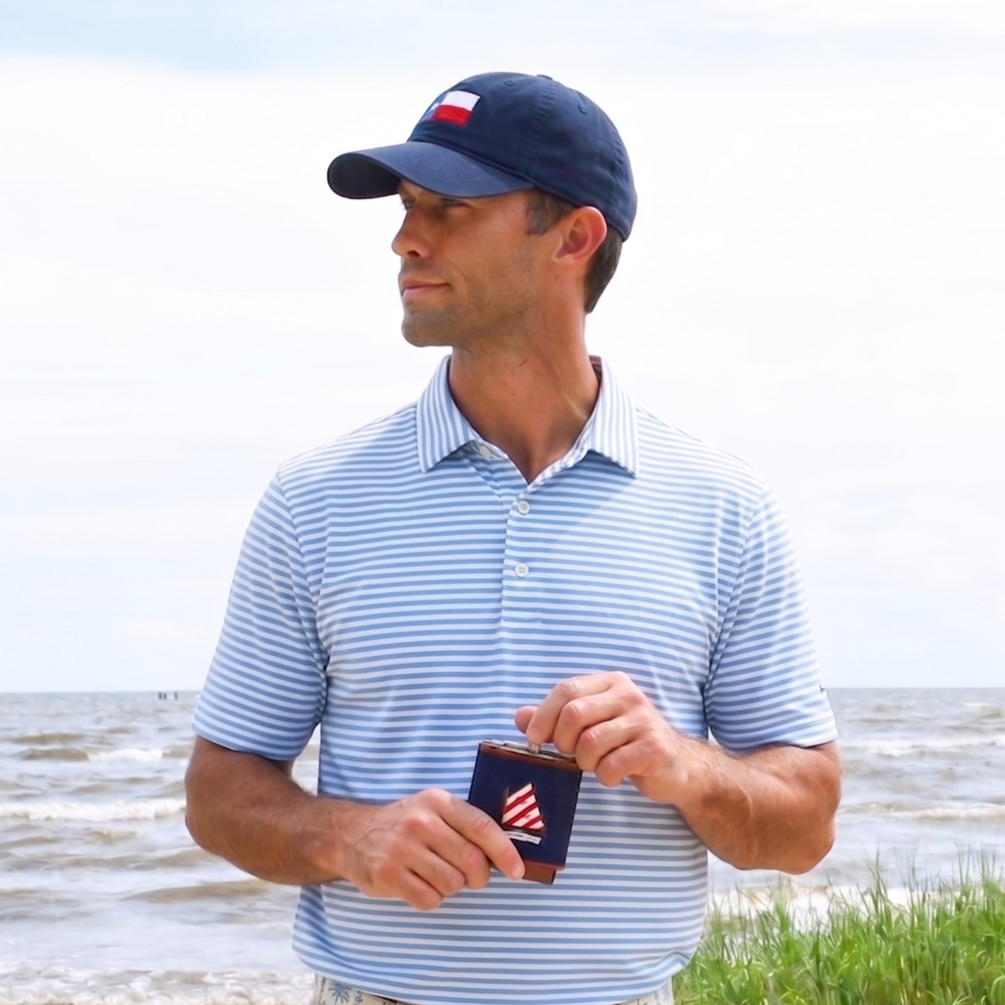 Texas Flag Hat (Navy)