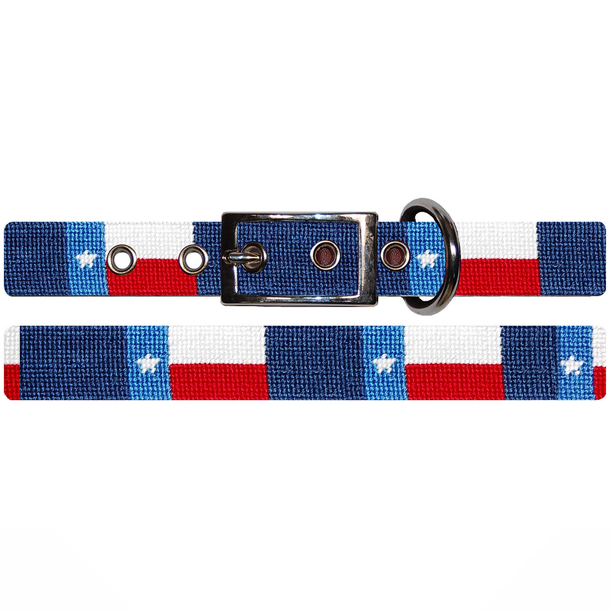 Texas Flag Dog Collar (Classic Navy)