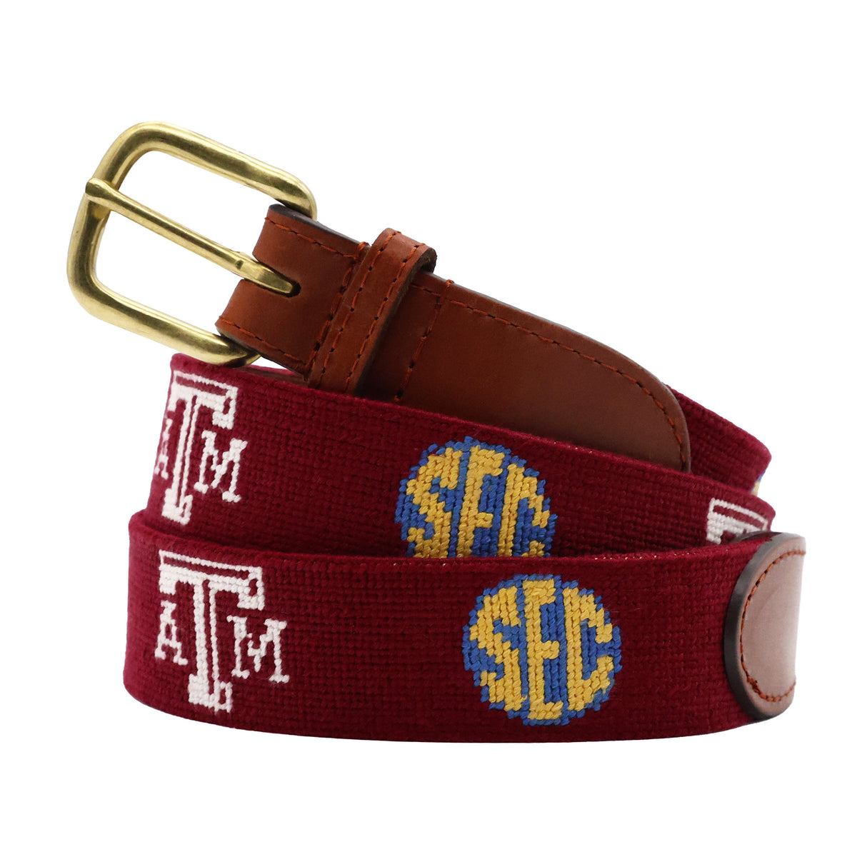 Texas A&M SEC Belt (Maroon - Full Color SEC Logo) (Final Sale)