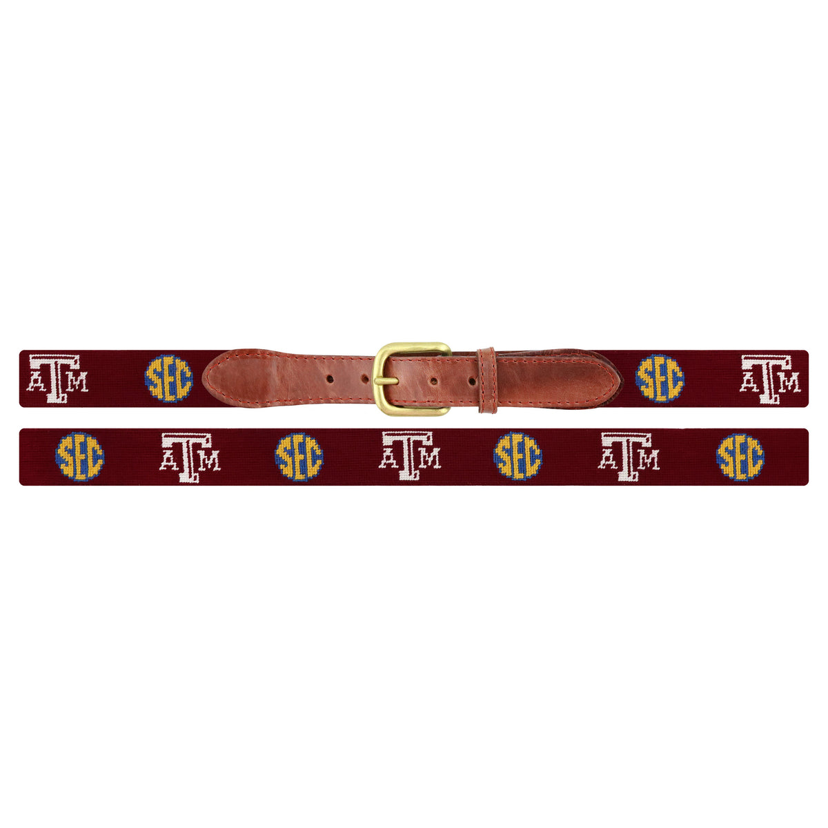 Texas A&M SEC Belt (Maroon - Full Color SEC Logo) (Final Sale)