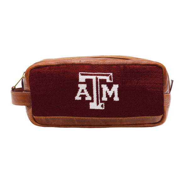 Monogrammed Texas A&M Toiletry Bag (Maroon)