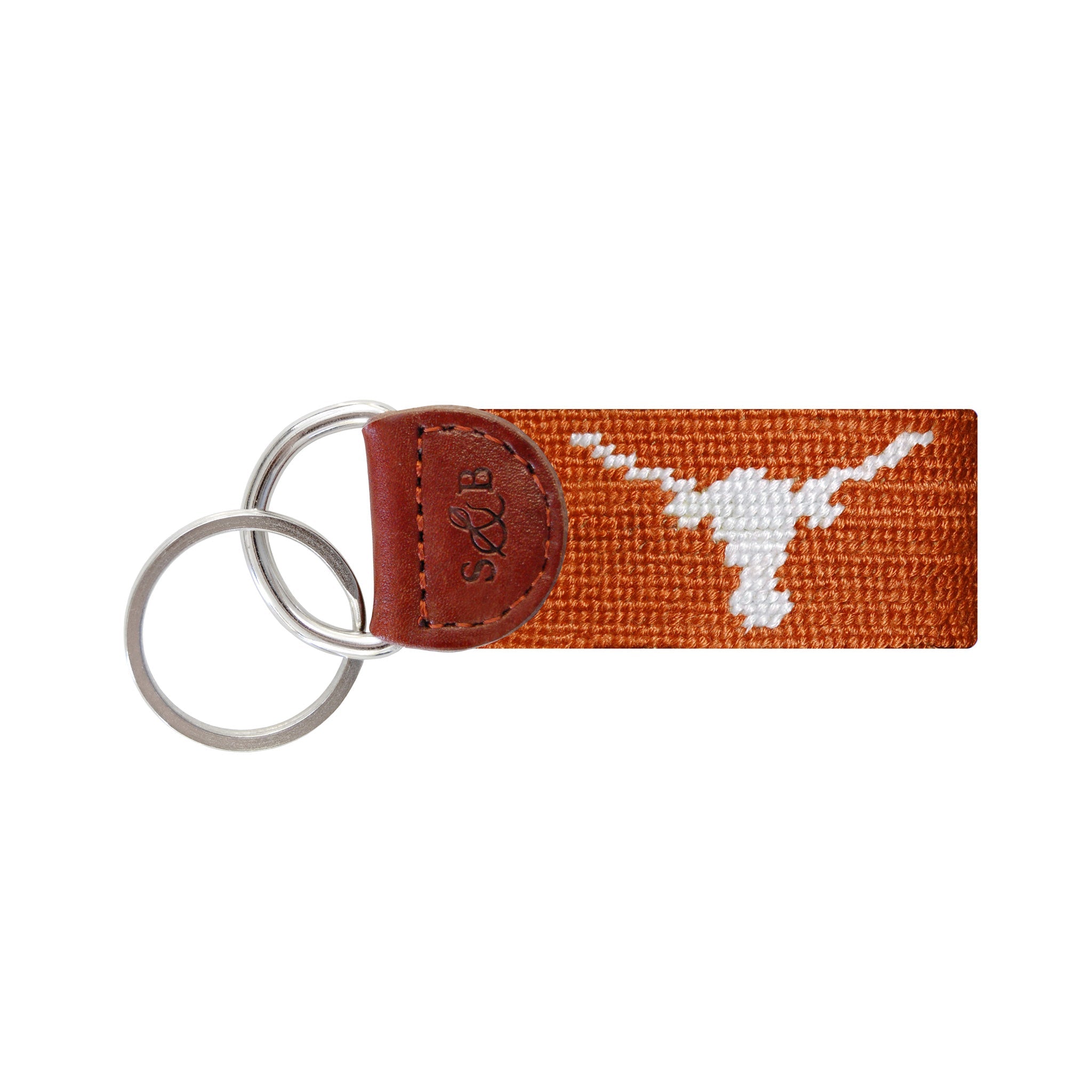 Monogrammed University of Texas Fob (Burnt Orange)