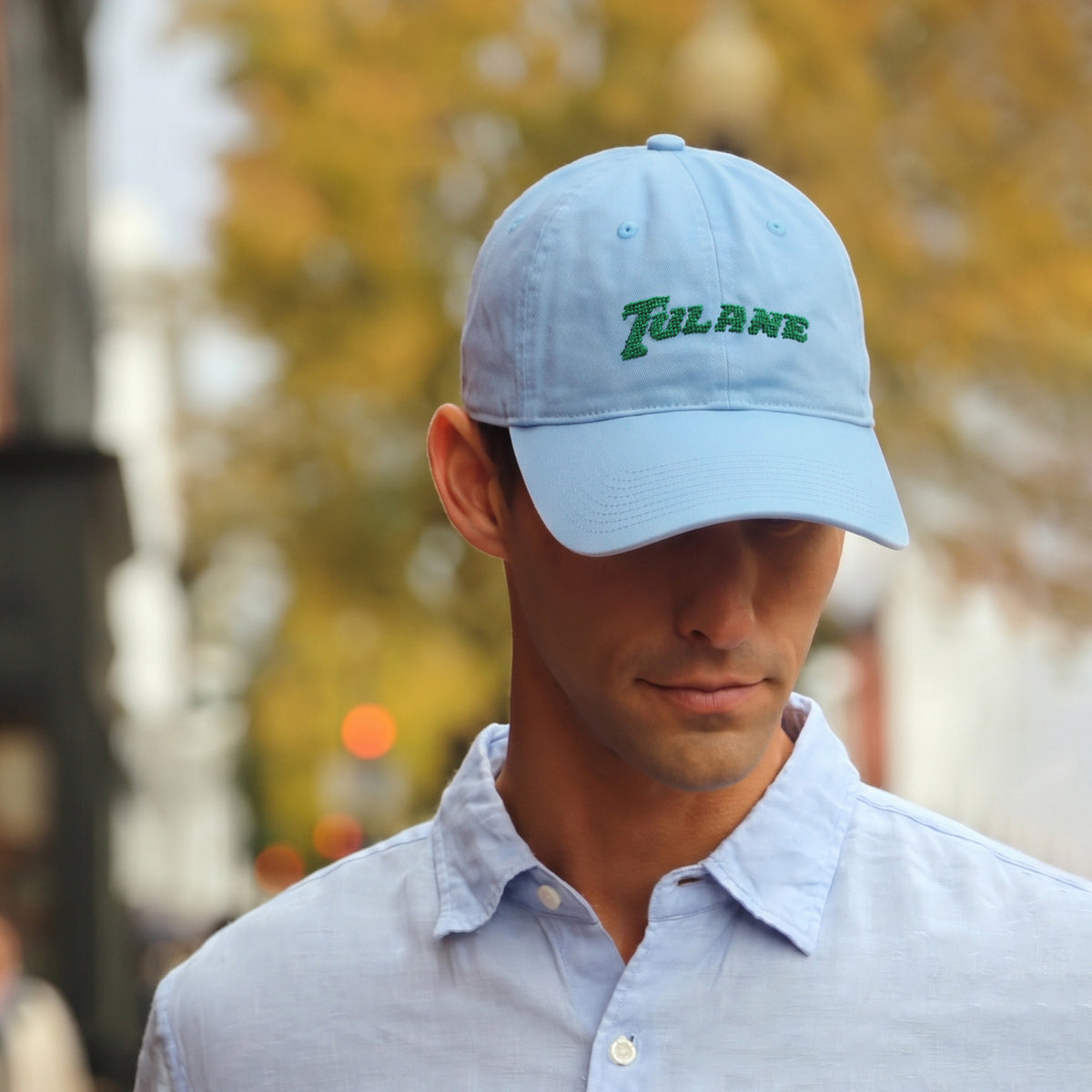 Tulane Text Hat (Light Blue)