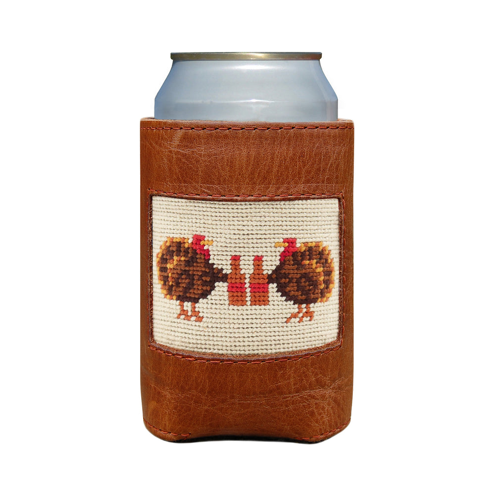 Turkey Day Drinking Can Cooler (Light Khaki)
