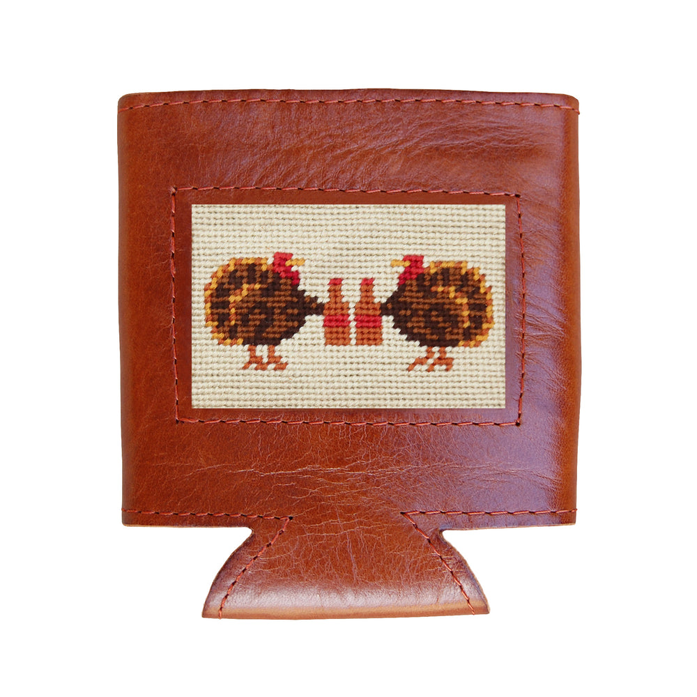 Turkey Day Drinking Can Cooler (Light Khaki)