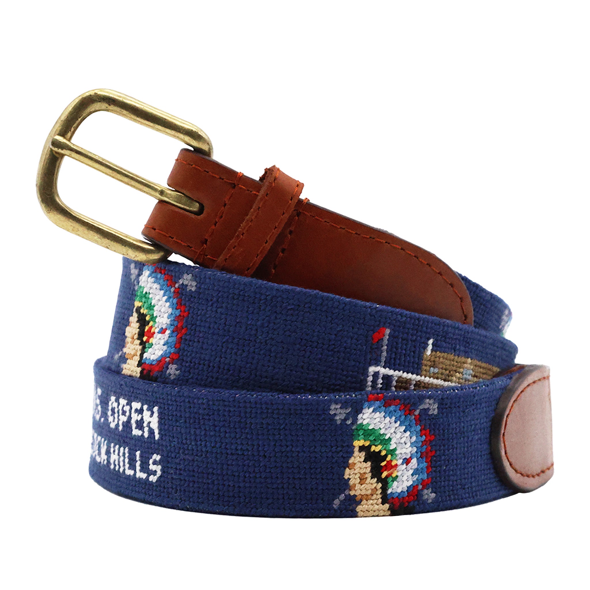 USGA 126th US Open Shinnecock Hills Logo-Text-Clubhouse Centered (Classic Navy)