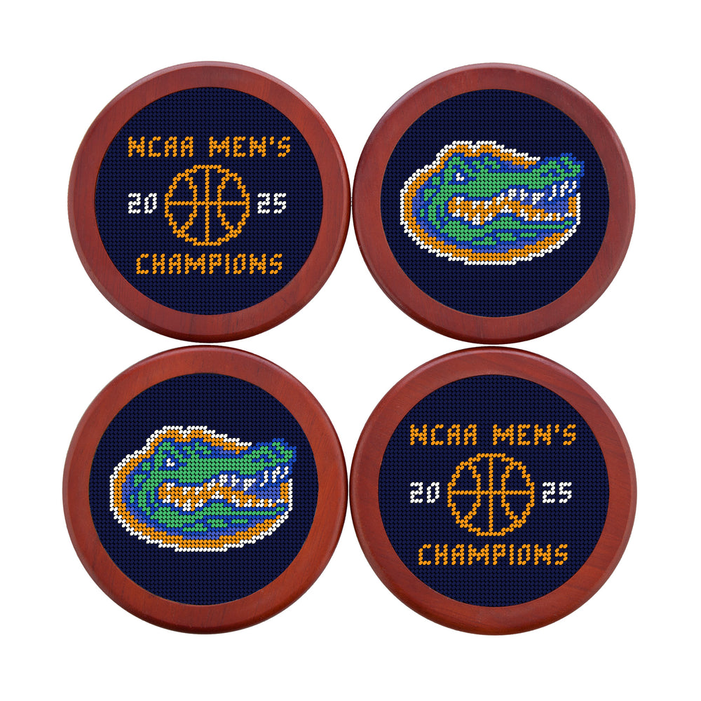 University of Florida 2025 Basketball Championship Coasters (Dark Navy)