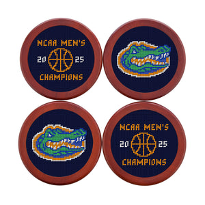 University of Florida 2025 Basketball Championship Coasters (Dark Navy)