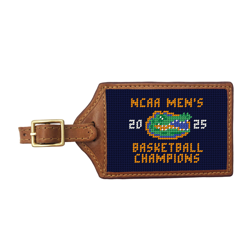 University of Florida 2025 Basketball Championship Luggage Tag (Dark Navy)