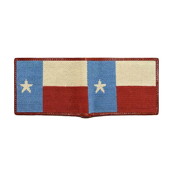 Rectangular patch with Texas flag design on a white background