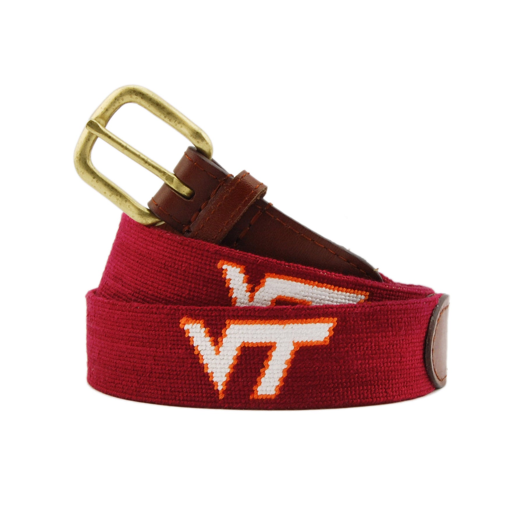 Virginia Tech Needlepoint Belt Smathers & Branson