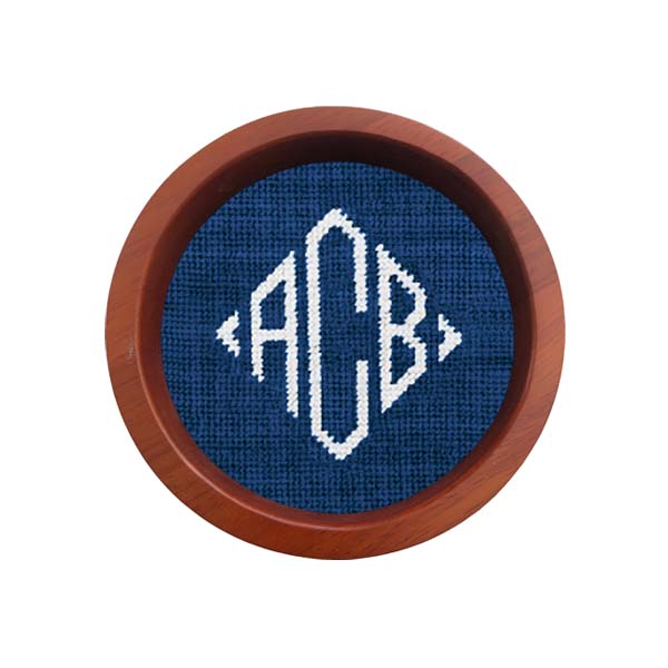 Monogrammed Wine Bottle Coaster - Thumbnail 2