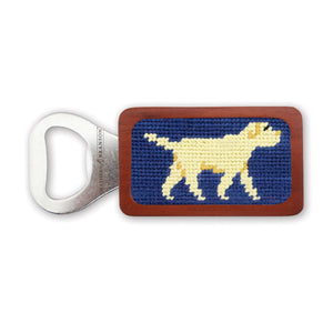 Yellow Lab Walking Bottle Opener (Classic Navy)