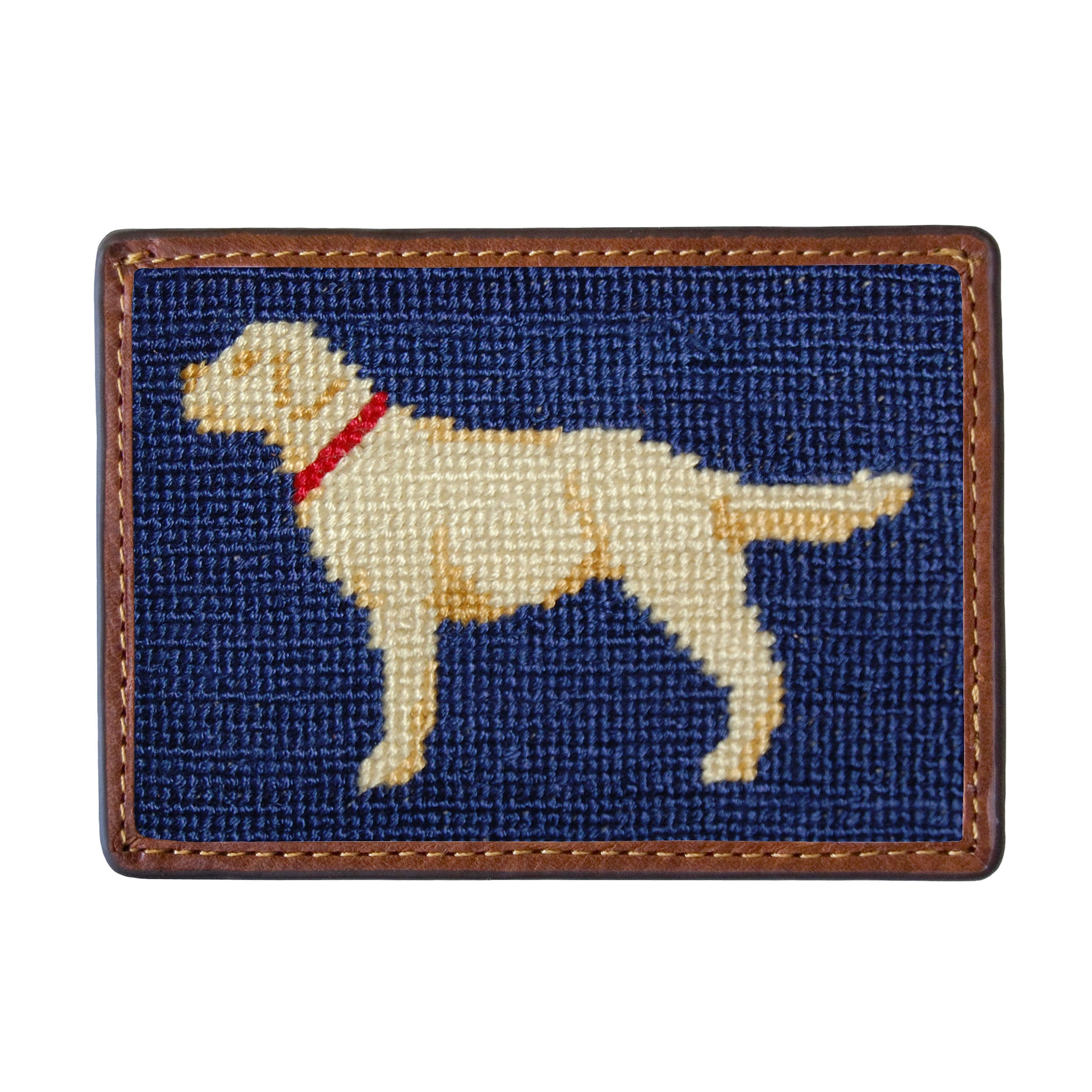 Yellow Lab Card Wallet (Classic Navy)