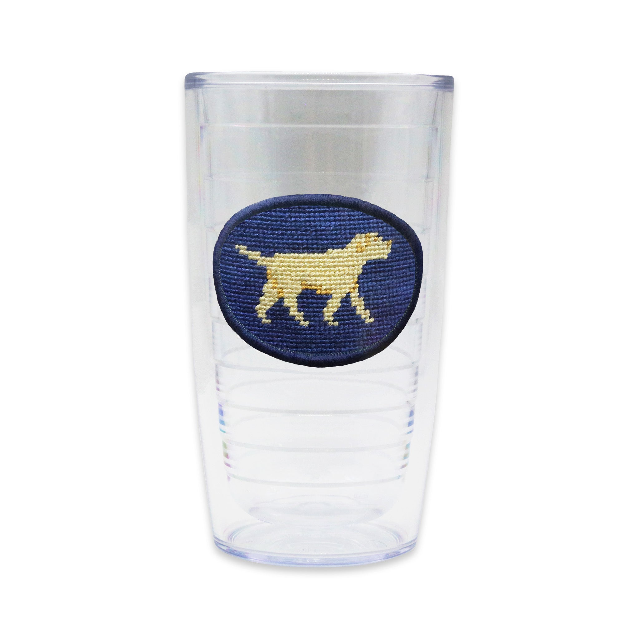 Yellow Lab Walking Tervis Tumbler (Classic Navy)