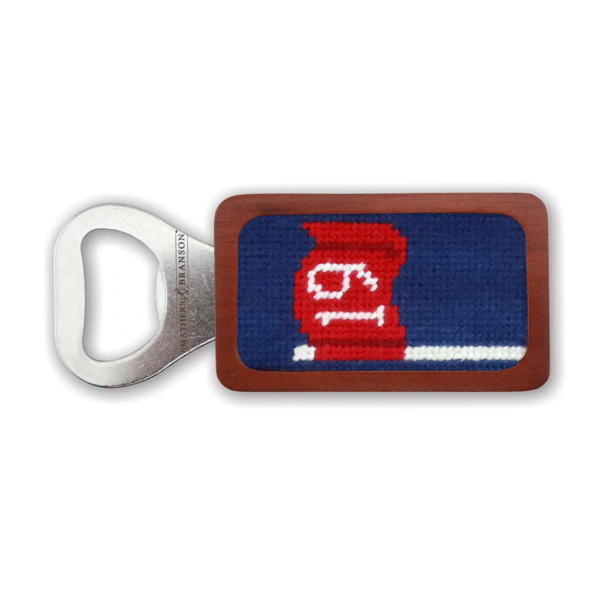 Smathers and Branson 19th Hole Classic Navy Needlepoint Bottle Opener  