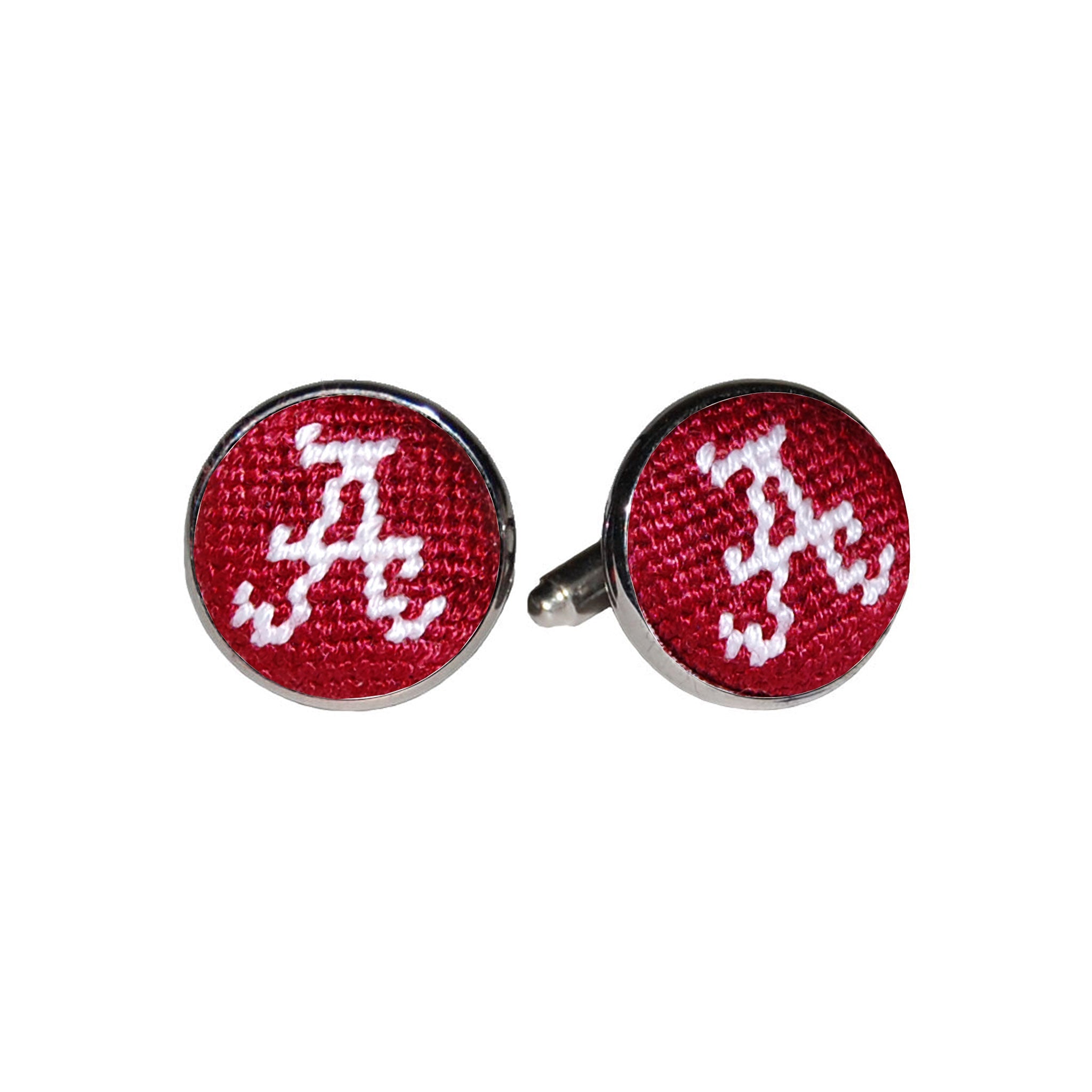 Smathers and Branson Alabama Needlepoint Cufflinks  