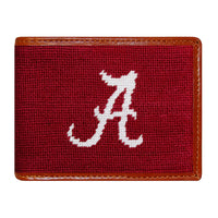 Smathers and Branson Alabama Needlepoint Bi-Fold Wallet 