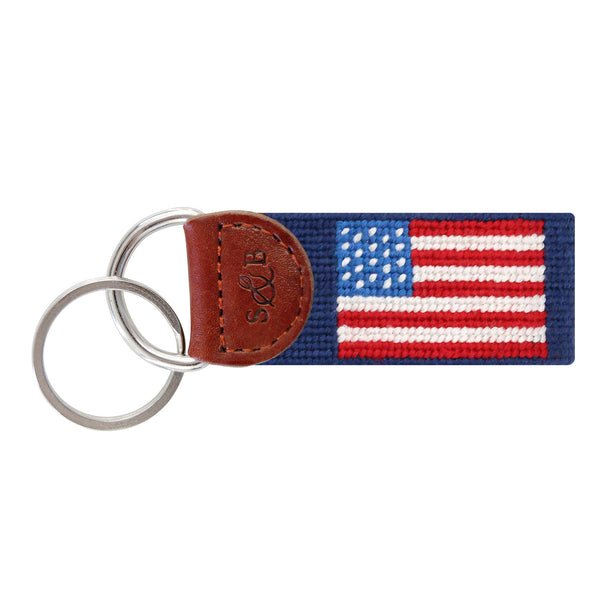 American Flag Key Fob (Classic Navy) – Smathers & Branson