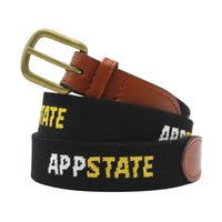 Smathers and Branson Appalachian State Text Needlepoint Belt 