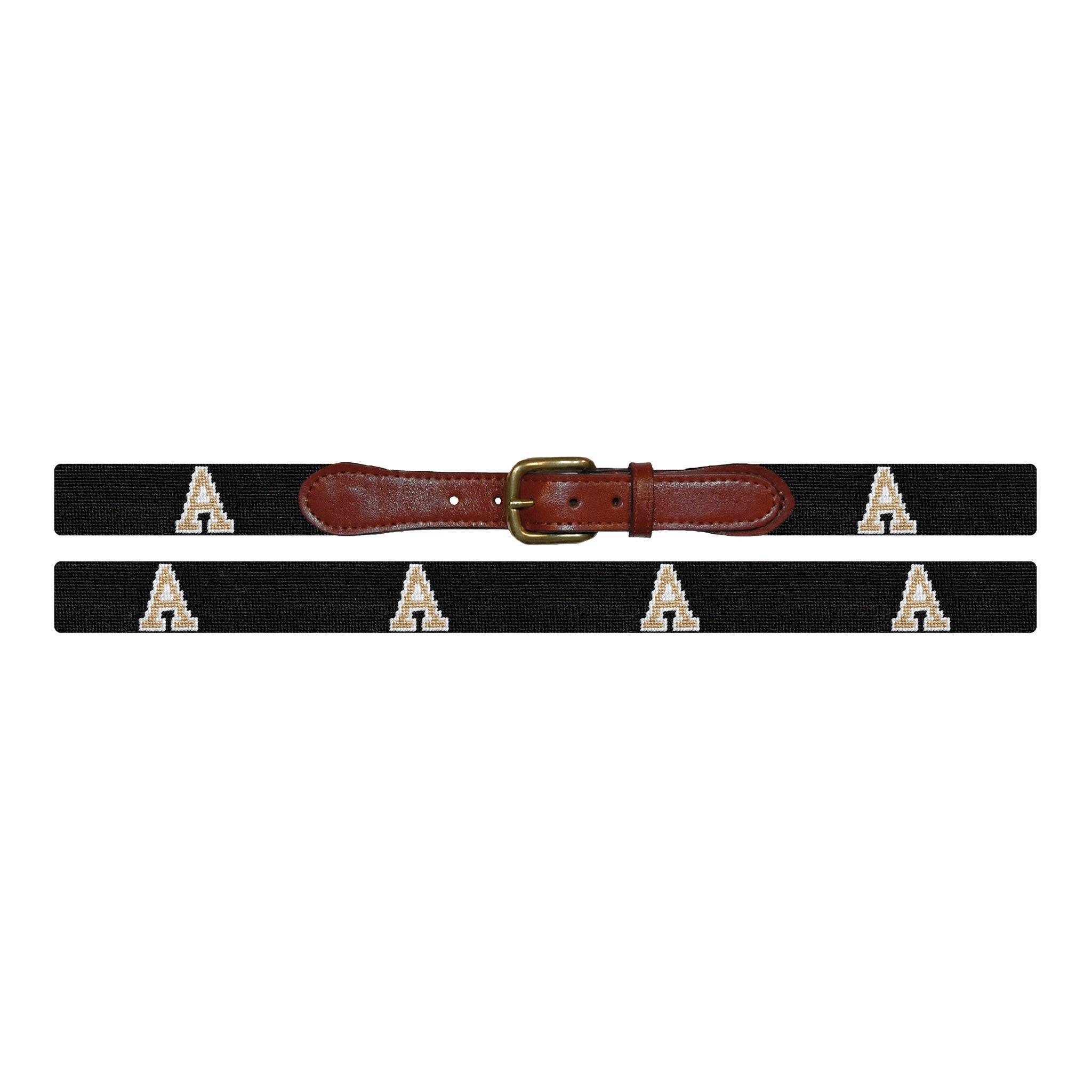 Smathers and Branson Army Needlepoint Belt Laid Out 
