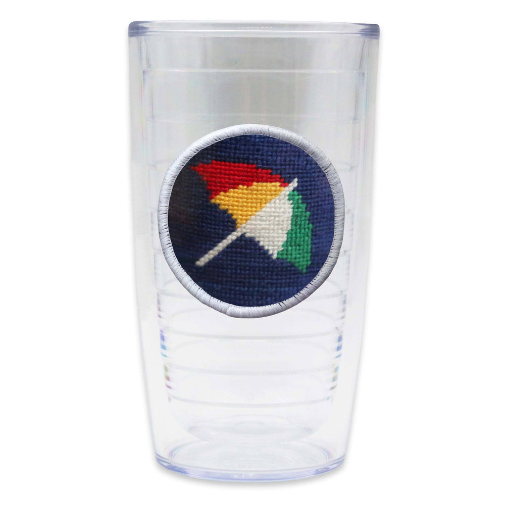 Smathers and Branson Arnold Palmer Umbrella Needlepoint Tervis Tumbler Classic Navy   