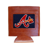 Smathers and Branson Atlanta Braves Needlepoint Can Cooler  