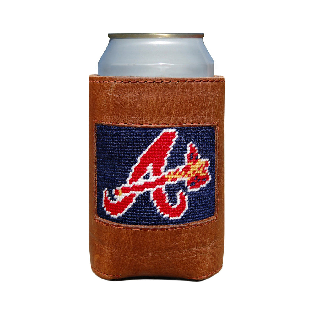 Smathers and Branson Atlanta Braves Needlepoint Can Cooler   