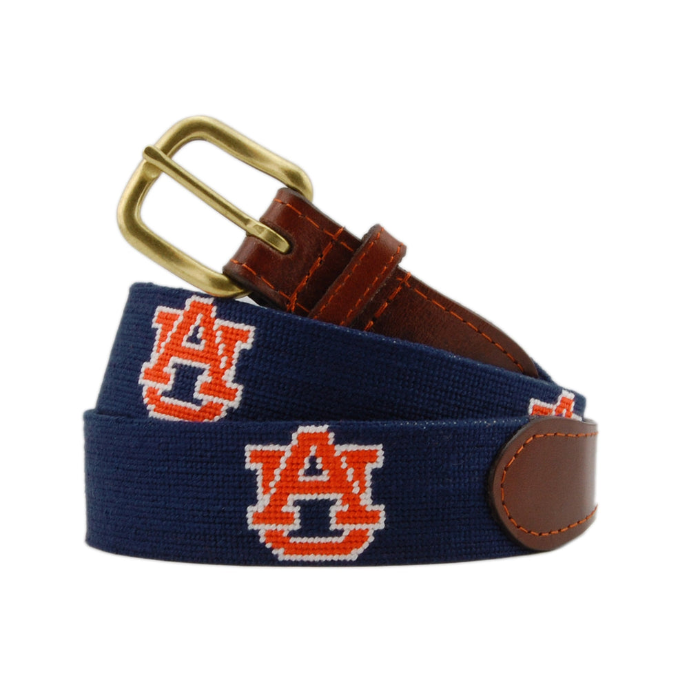 Smathers and Branson Auburn Needlepoint Belt 