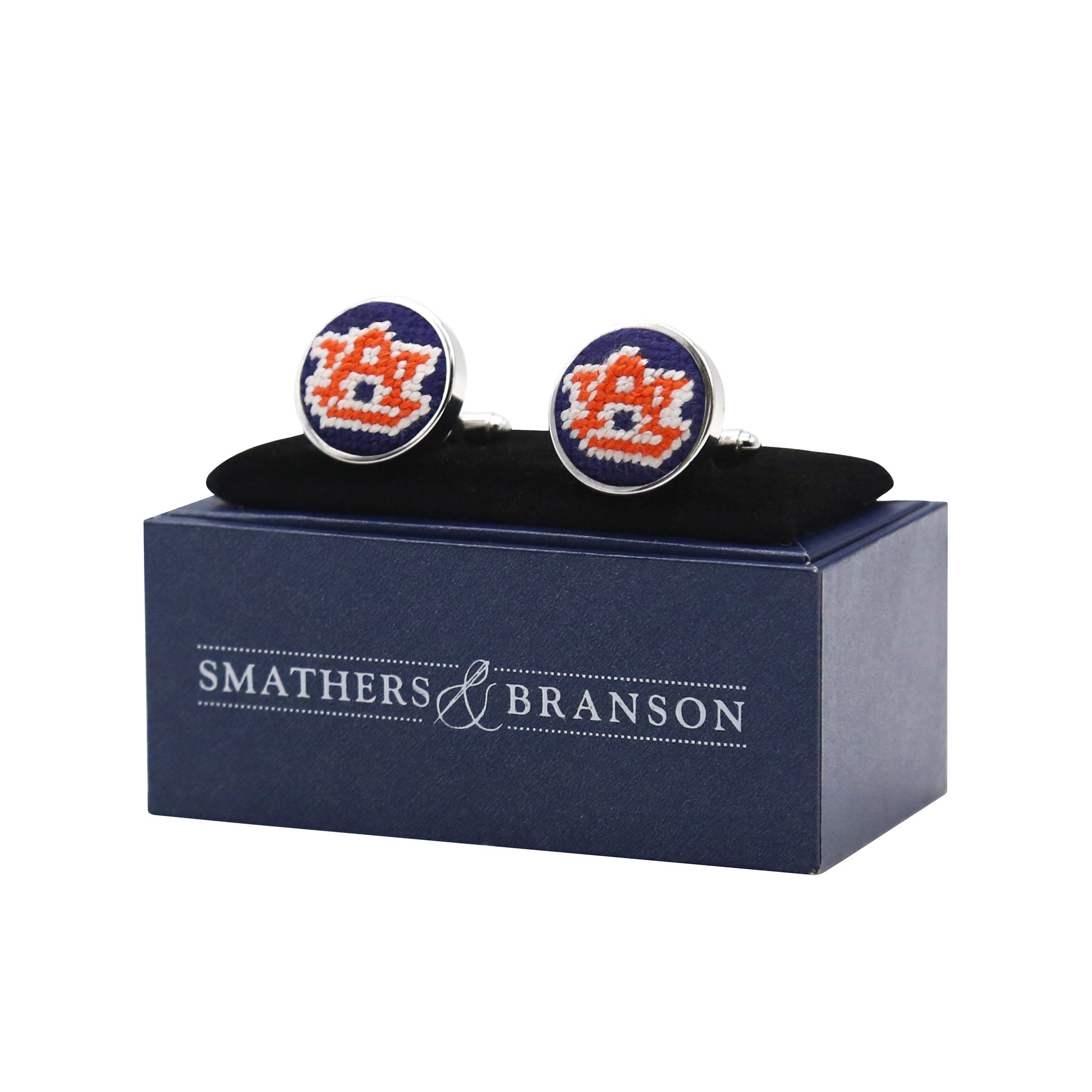 Auburn Cufflinks (Dark Navy) – Smathers & Branson