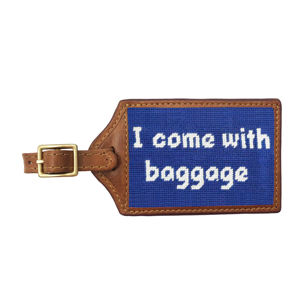 Smathers and Branson Baggage Royal Needlepoint Luggage Tag 