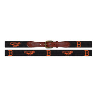 Smathers and Branson Baltimore Orioles Cooperstown Needlepoint Belt Laid Out 