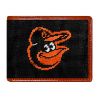 Smathers and Branson Baltimore Orioles Needlepoint Bi-Fold Wallet 