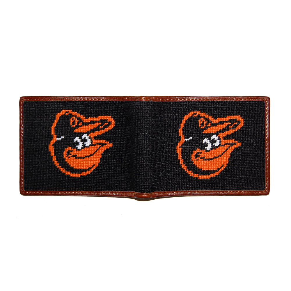 Smathers and Branson Baltimore Orioles Needlepoint Bi-Fold Wallet 