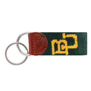 Smathers and Branson Baylor Needlepoint Key Fob  