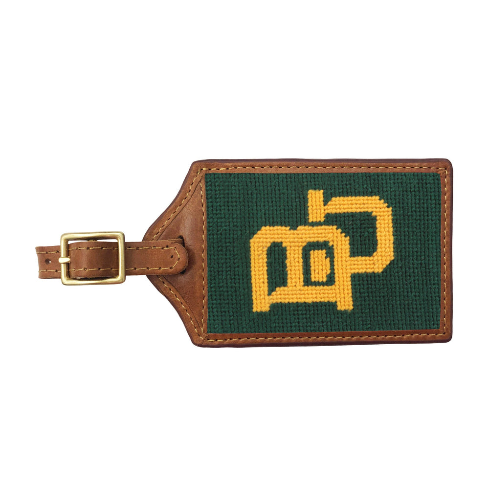 Smathers and Branson Baylor Needlepoint Luggage Tag 