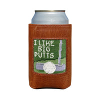 Smathers and Branson Big Putts Multi Needlepoint Can Cooler   