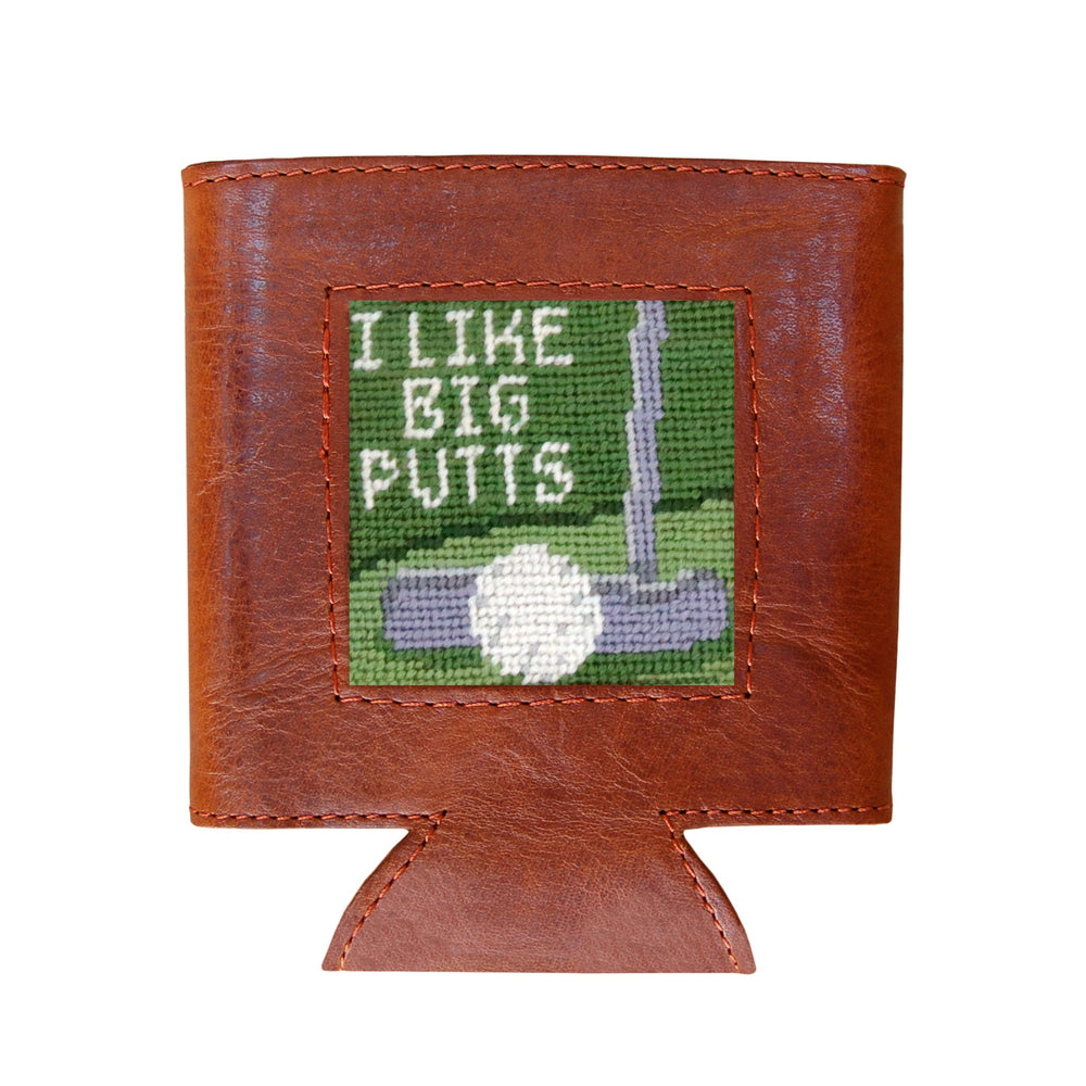 Smathers and Branson Big Putts Multi Needlepoint Can Cooler   