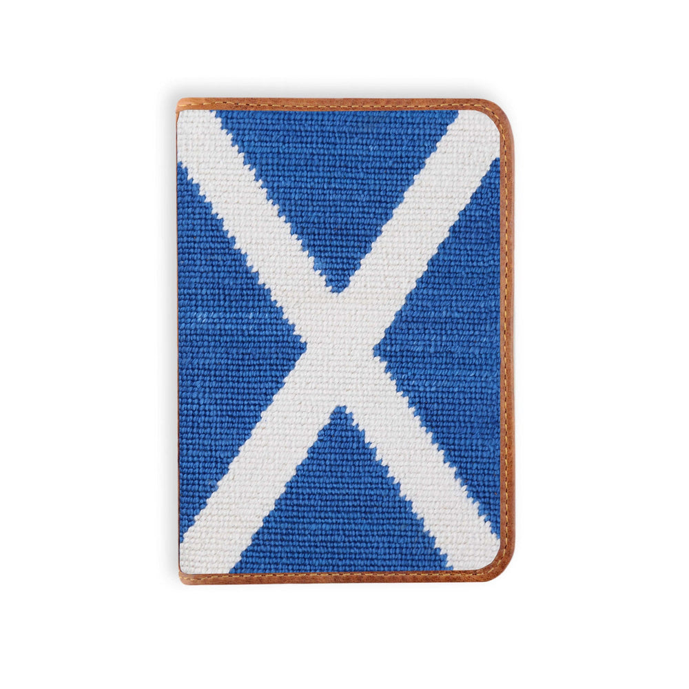 Smathers and Branson Big Scottish Flag Multi Needlepoint Golf Scorecard Holder  