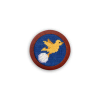 Smathers and Branson Birdie Blueberry Needlepoint Golf Ball Marker  