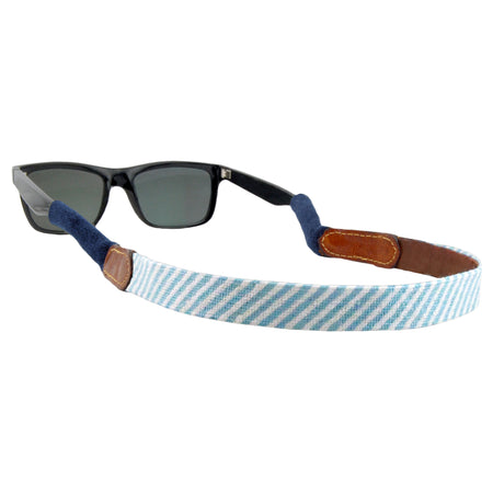 Blue Seersucker Sunglass Strap – Smathers & Branson