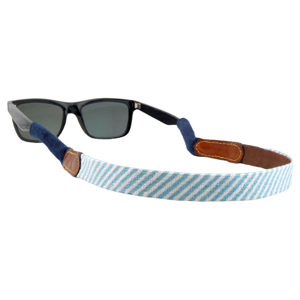 Blue Seersucker Sunglass Strap – Smathers & Branson