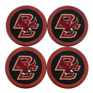 Smathers and Branson Boston College Needlepoint Coasters   