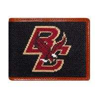 Smathers and Branson Boston College Needlepoint Bi-Fold Wallet 