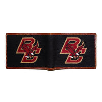 Smathers and Branson Boston College Needlepoint Bi-Fold Wallet 