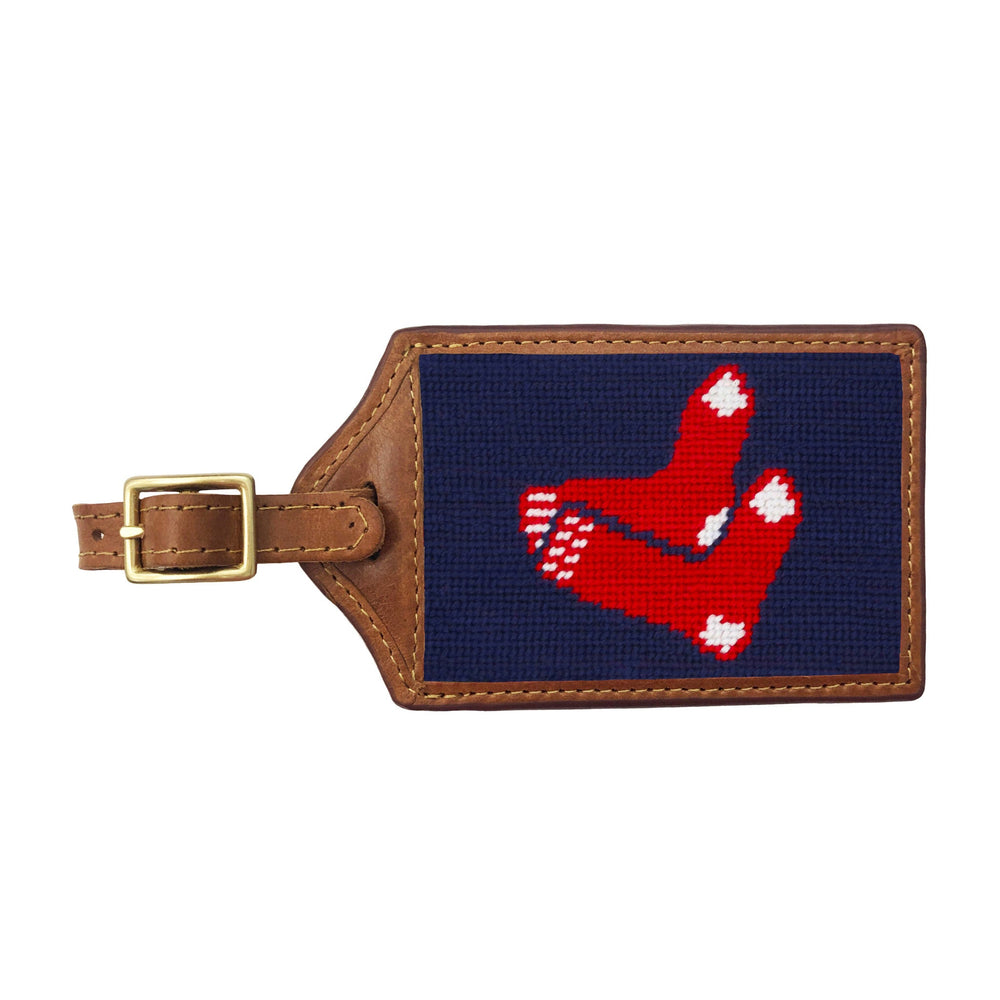 Smathers and Branson Boston Red Sox Needlepoint Luggage Tag 