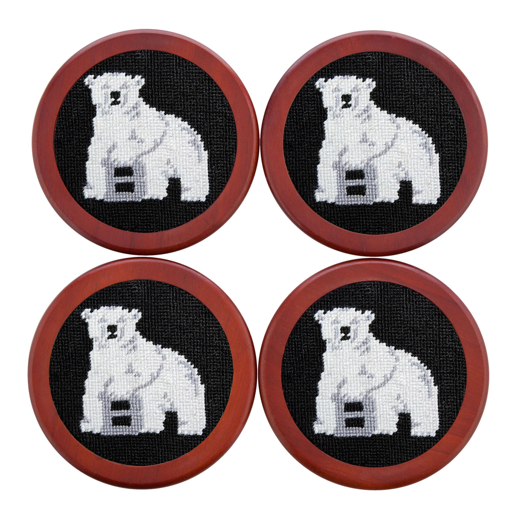 Bowdoin Polar Bear Coasters