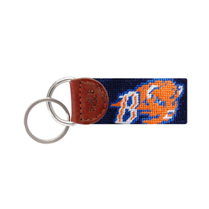 Smathers and Branson Bucknell Needlepoint Key Fob  