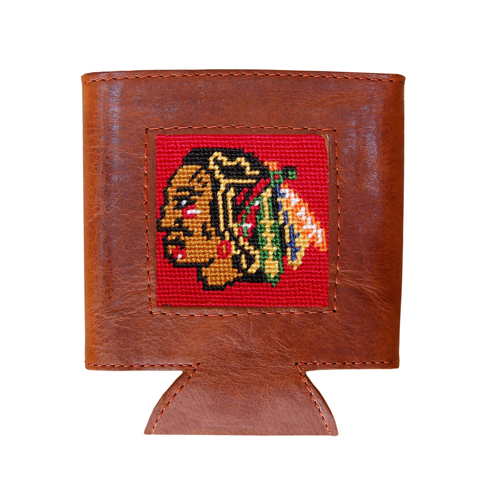 Smathers and Branson Chicago Blackhawks Needlepoint Can Cooler  